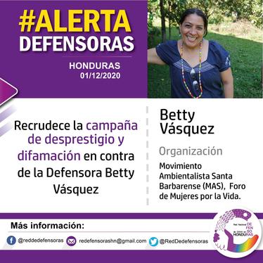 Betty Vasquez Honduras